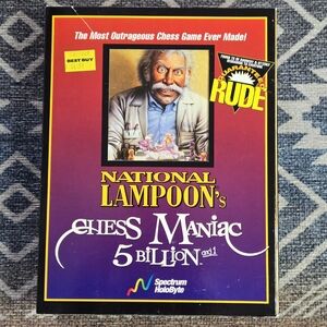 National Lampoon’s Chess Maniac 5 Billion and 1 – Complete IBM PC Edition (1993)